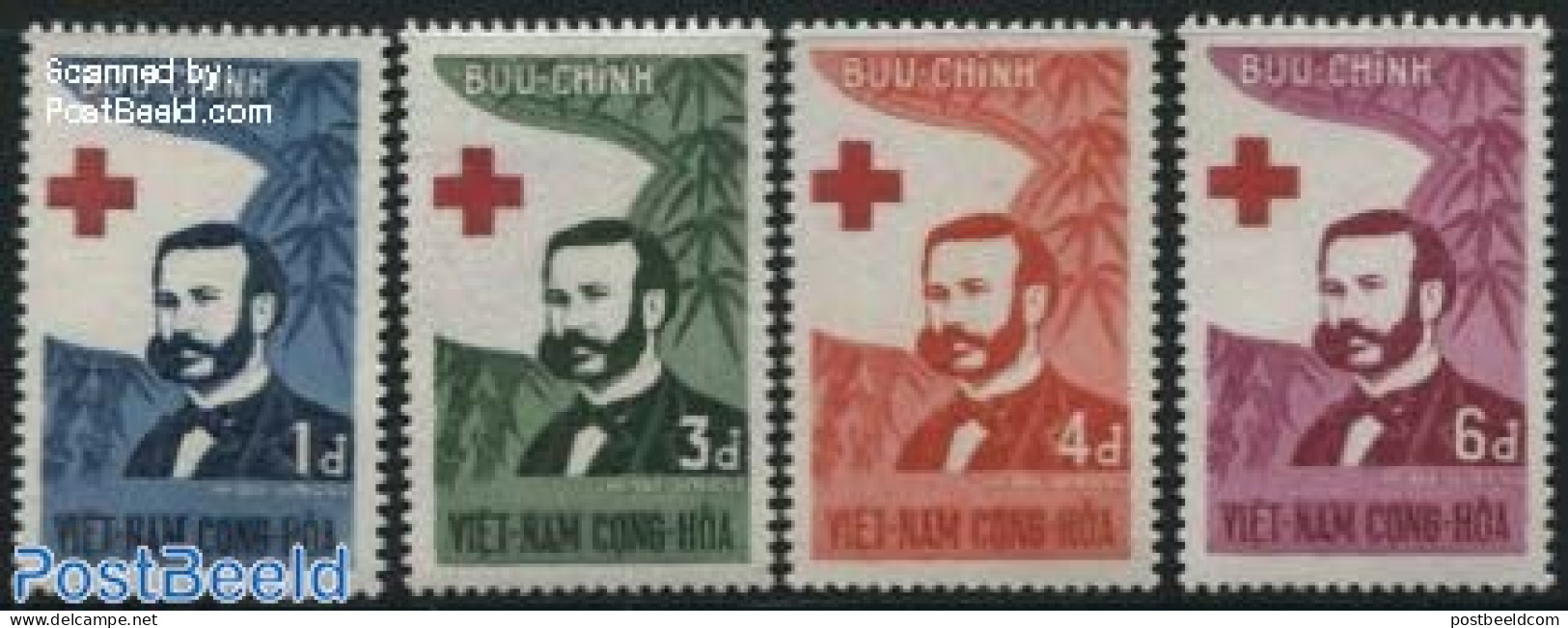 Vietnam, South 1960 Red Cross 4v, Mint NH, Health - Red Cross - Red Cross