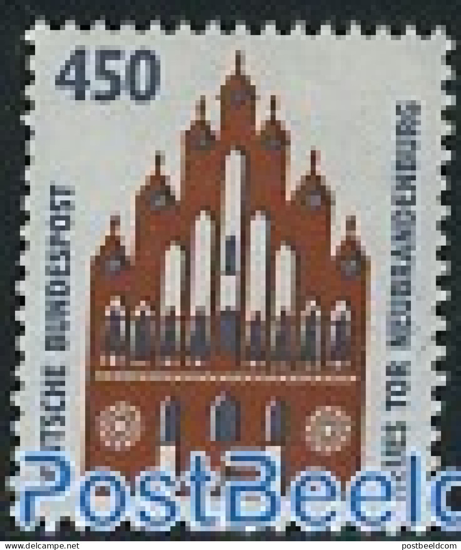 Germany, Federal Republic 1992 Coil Stamp With Number On Back-side 1v, Mint NH - Neufs