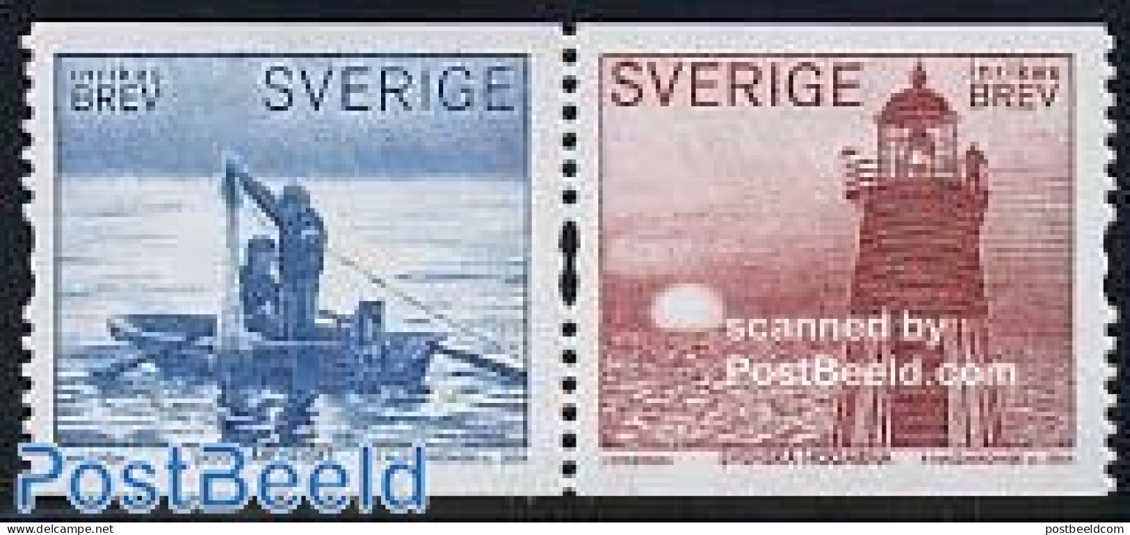 Sweden 2004 Fishing/lighthouse 2v [:] (sequence May Vary), Mint NH, Nature - Transport - Various - Fishing - Ships And.. - Neufs