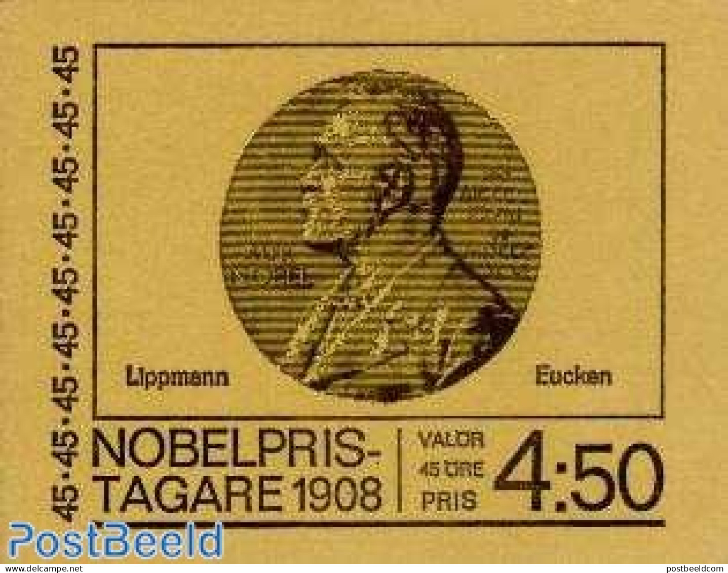 Sweden 1968 Nobel Prize Winners Booklet, Mint NH, History - Science - Nobel Prize Winners - Physicians - Stamp Booklets - Unused Stamps