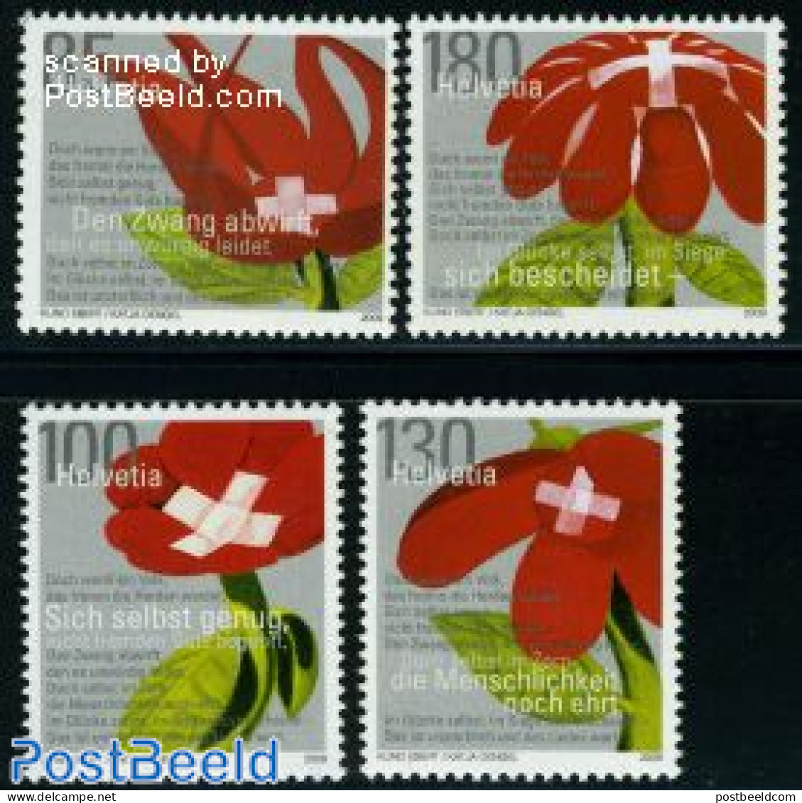 Switzerland 2009 Switzerland By Foreign Artists 4v, Mint NH - Unused Stamps