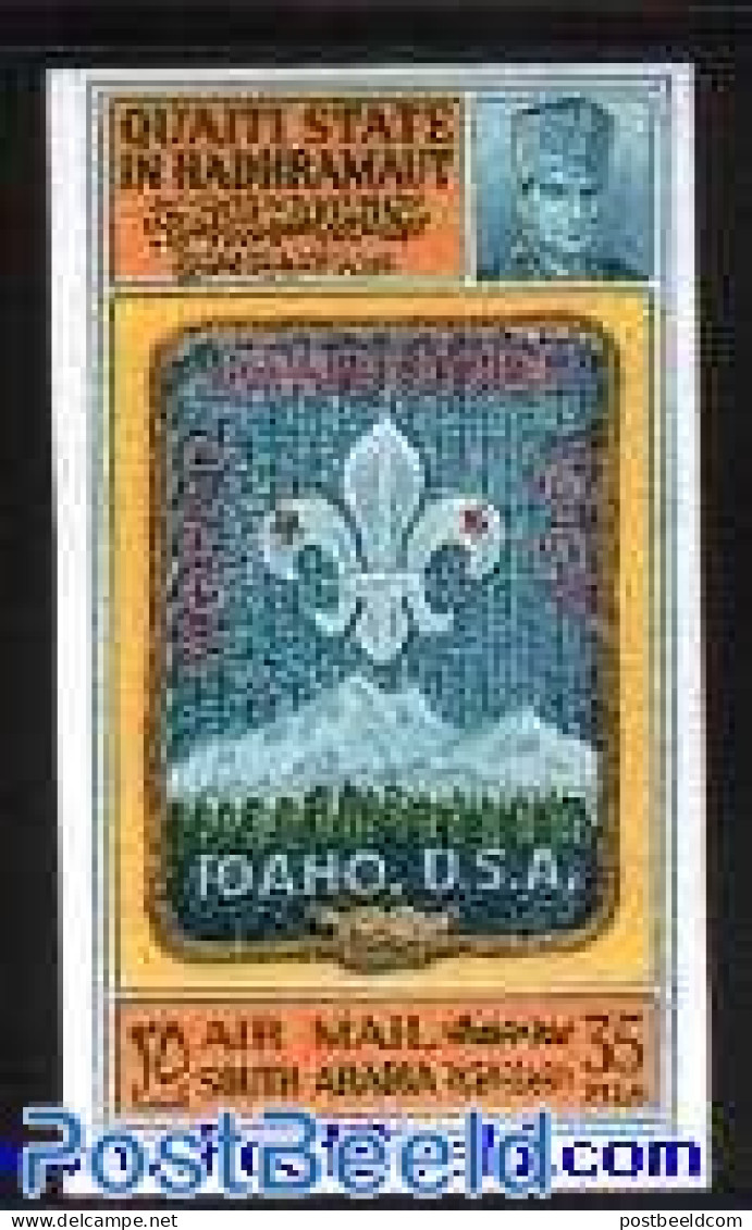 Aden 1967 World Jamboree 1v Imperforated, Mint NH, Sport - Scouting - Otros & Sin Clasificación