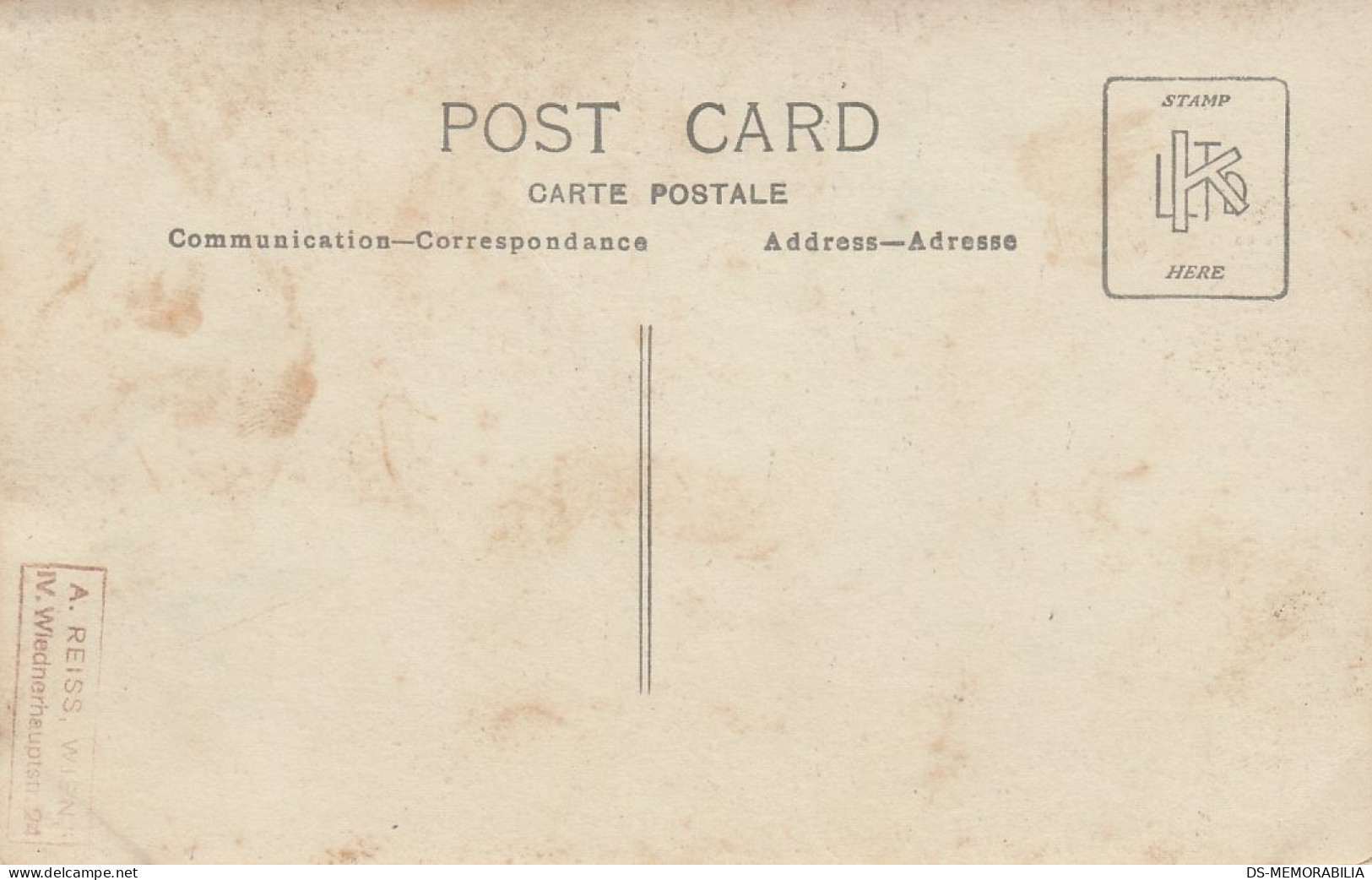 Esperanto Kongreso Wien Austria 1921 Old Postcard - Esperanto