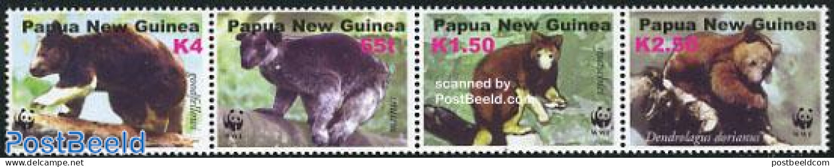 Papua New Guinea 2003 WWF, Kangooroo 4v [:::], Mint NH, Nature - Animals (others & Mixed) - World Wildlife Fund (WWF) - Papua New Guinea