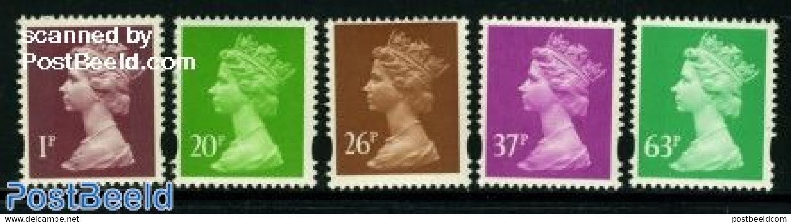 Great Britain 1996 Definitives 5v, Mint NH - Neufs