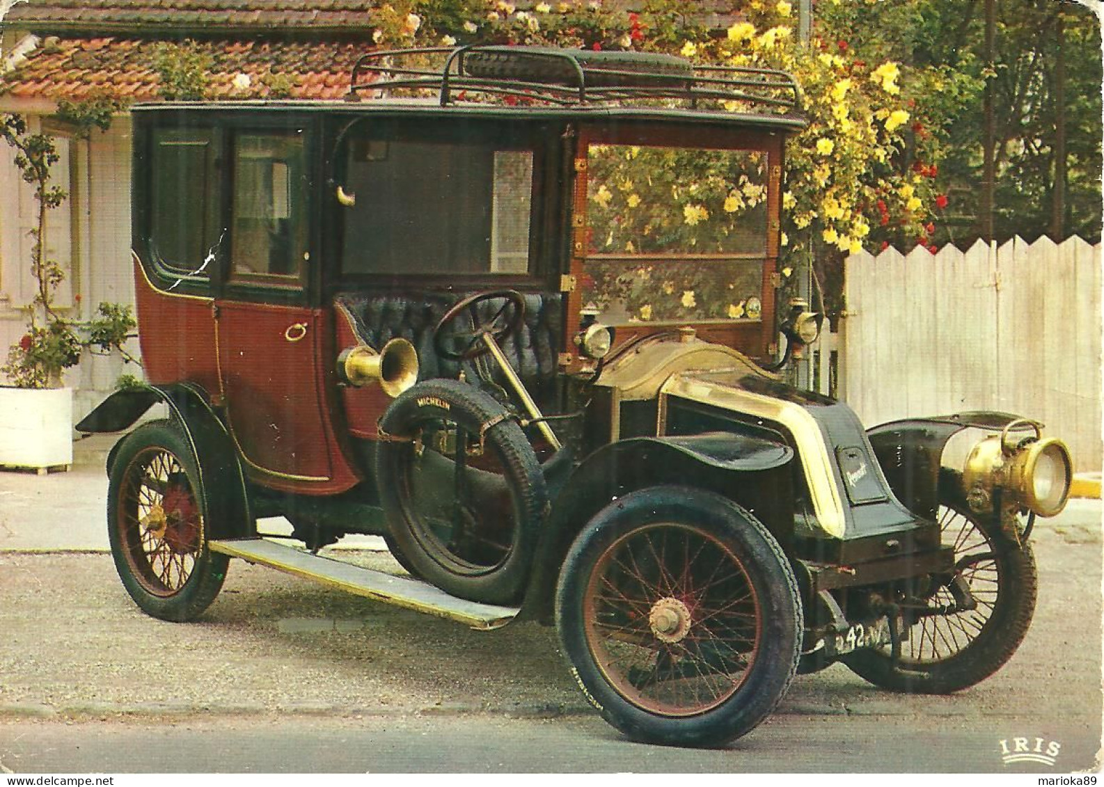 CPM COUPE CHAUFFEUR RENAULT 1908 - Passenger Cars