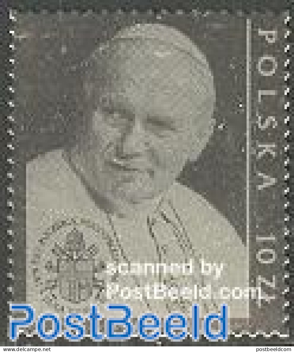 Poland 2003 Pope John Paul II 1v, Silver Stamp, Mint NH, Religion - Various - Pope - Religion - Other Material Than Pa.. - Neufs