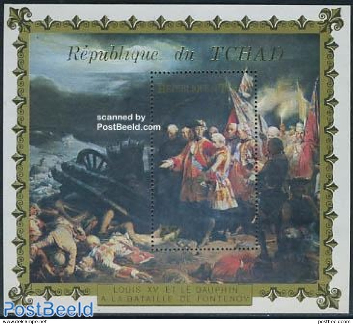 Chad 1971 Louis XV S/s, Mint NH, History - History - Kings & Queens (Royalty) - Sonstige & Ohne Zuordnung
