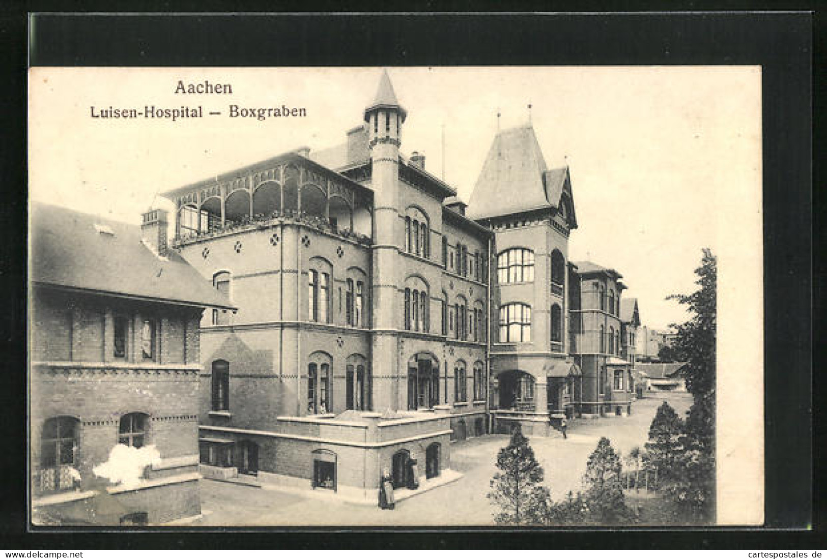 AK Aachen, Luisen-Hospital, Am Boxgraben, Aussenansicht  - Aachen
