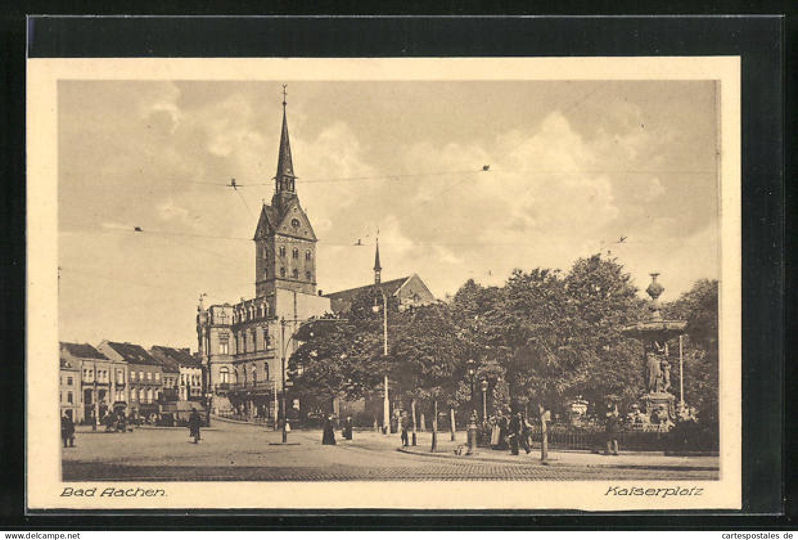 AK Aachen, Bad Aachen, Kaiserplatz  - Aken