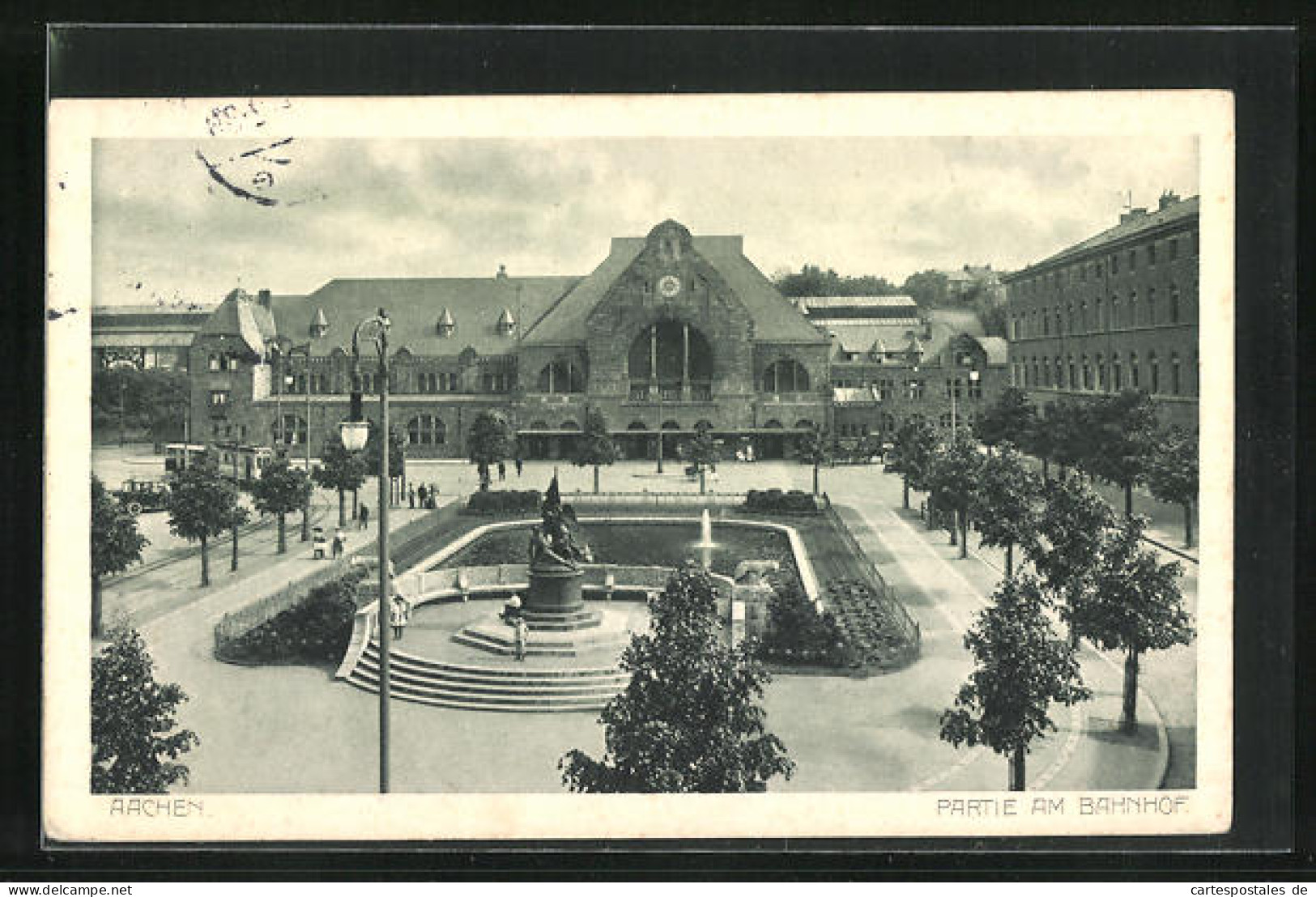 AK Aachen, Partie Am Bahnhof  - Aachen