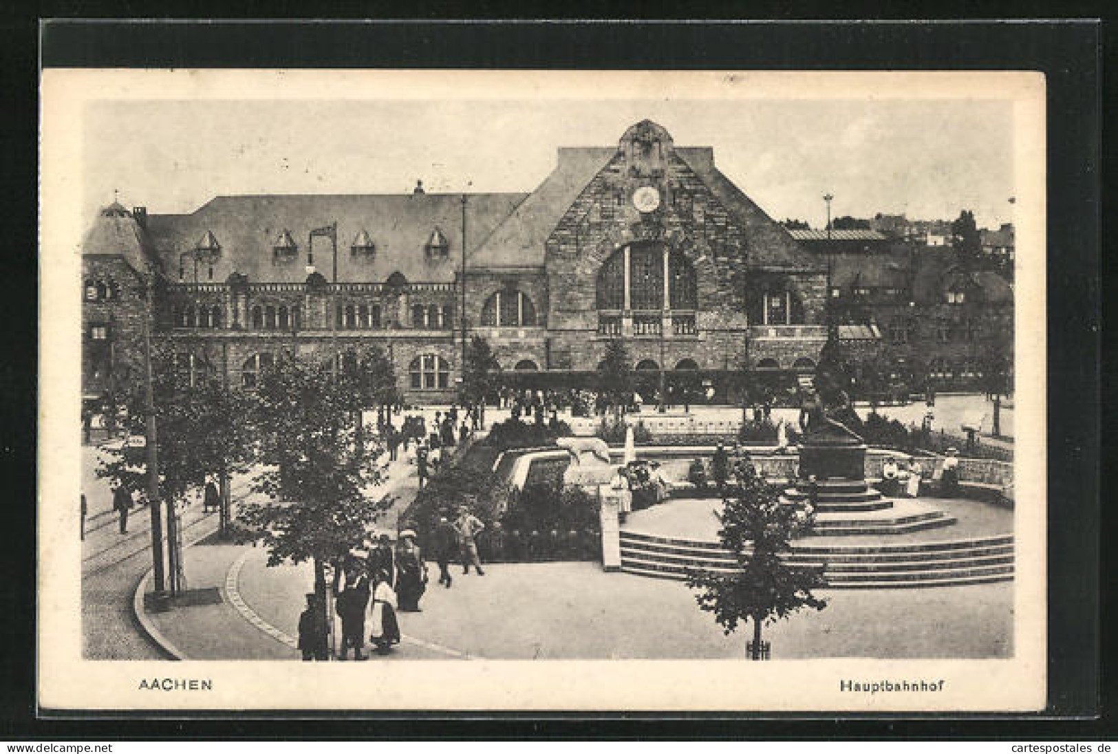 AK Aachen, Partie Beim Hauptbahnhof  - Aachen