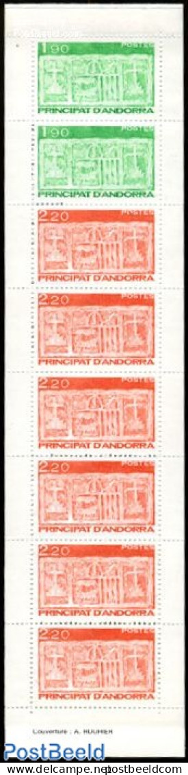Andorra, French Post 1987 Definitives Booklet, Mint NH, History - Coat Of Arms - Stamp Booklets - Ongebruikt