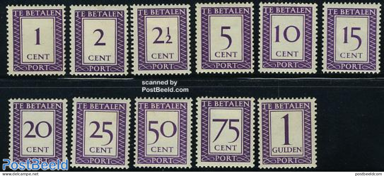 Suriname, Colony 1950 Postage Due 11v (no Country Name), Mint NH - Autres & Non Classés
