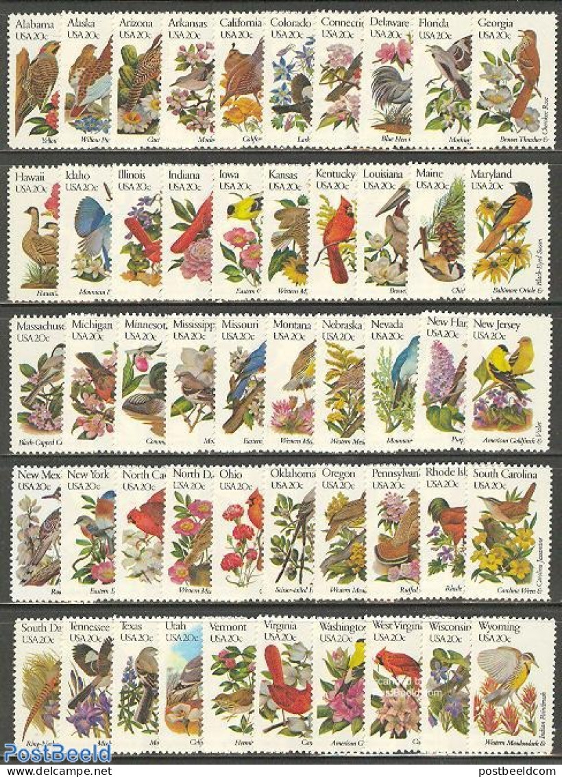 United States Of America 1982 Birds 50v, Mint NH, Nature - Birds - Poultry - Woodpeckers - Geese - Ongebruikt