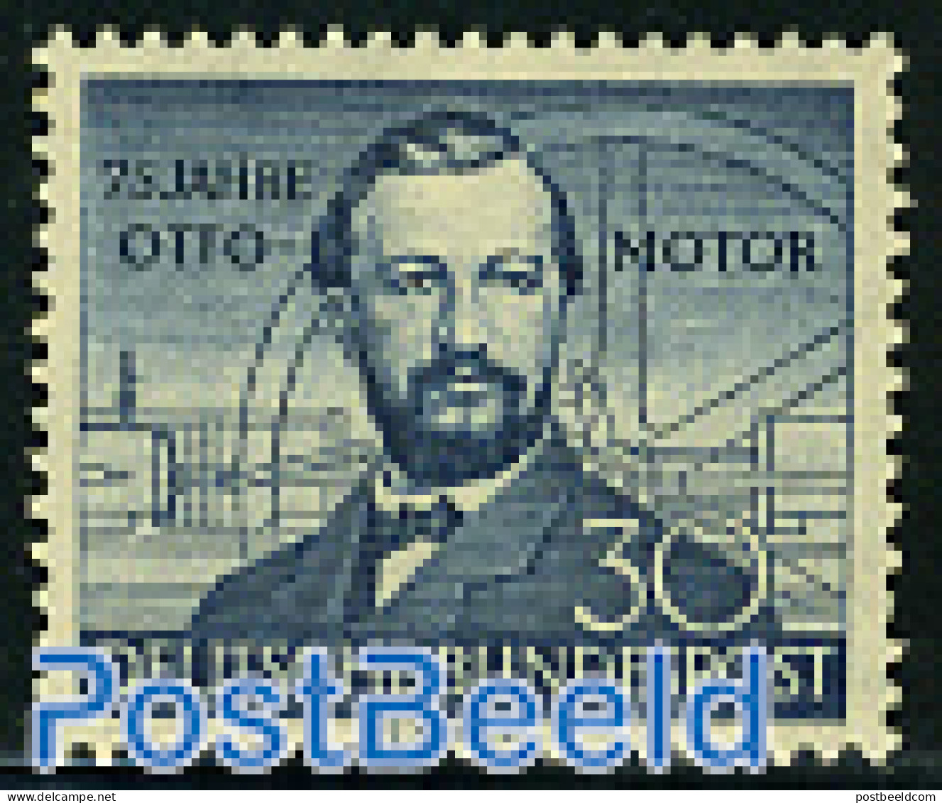 Germany, Federal Republic 1952 Otto Motor 1v, Unused (hinged), Science - Inventors - Unused Stamps