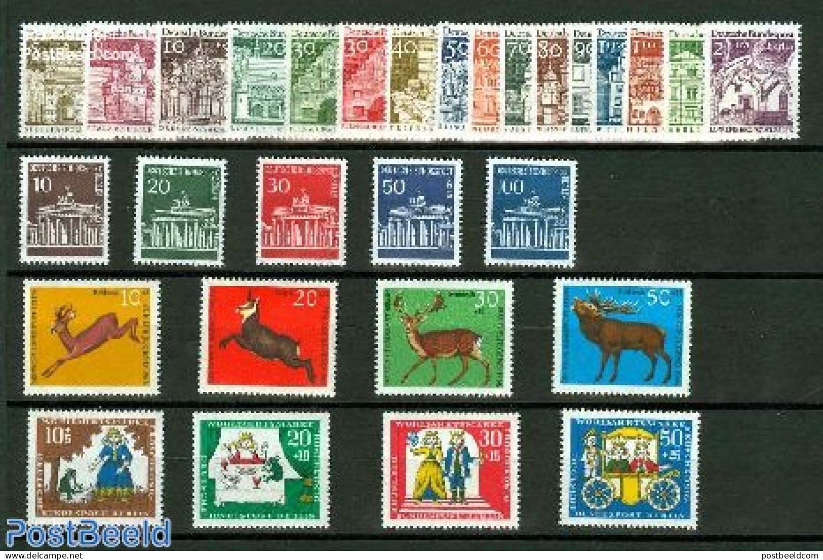 Germany, Berlin 1966 Yearset 1966, Complete, 29v, Mint NH, Various - Yearsets (by Country) - Unused Stamps
