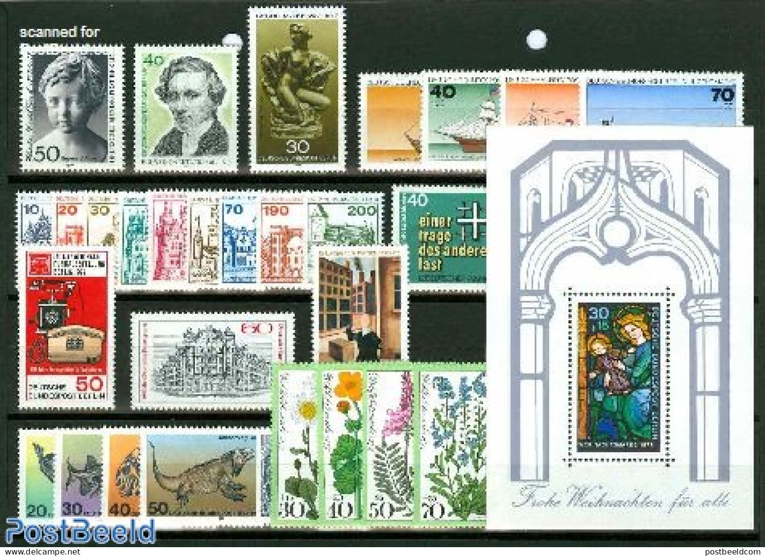 Germany, Berlin 1977 Yearset 1977, Complete, 28v + 1s/s, Mint NH, Various - Yearsets (by Country) - Unused Stamps