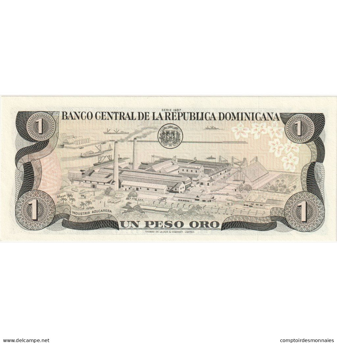 République Dominicaine, 1 Peso Oro, 1987, KM:126b, NEUF - Dominikanische Rep.
