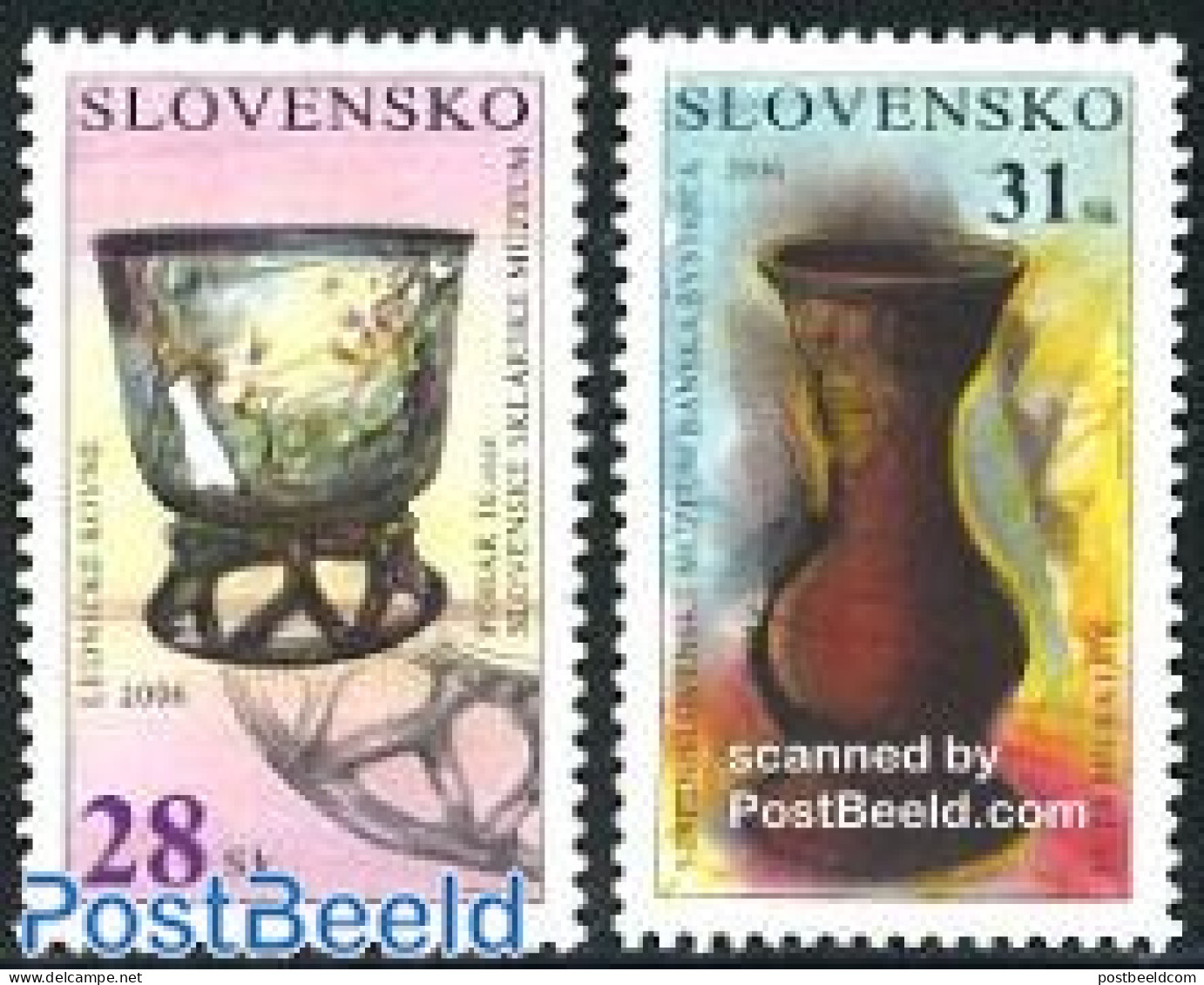 Slovakia 2006 Museums 2v, Mint NH, Art - Ceramics - Museums - Unused Stamps