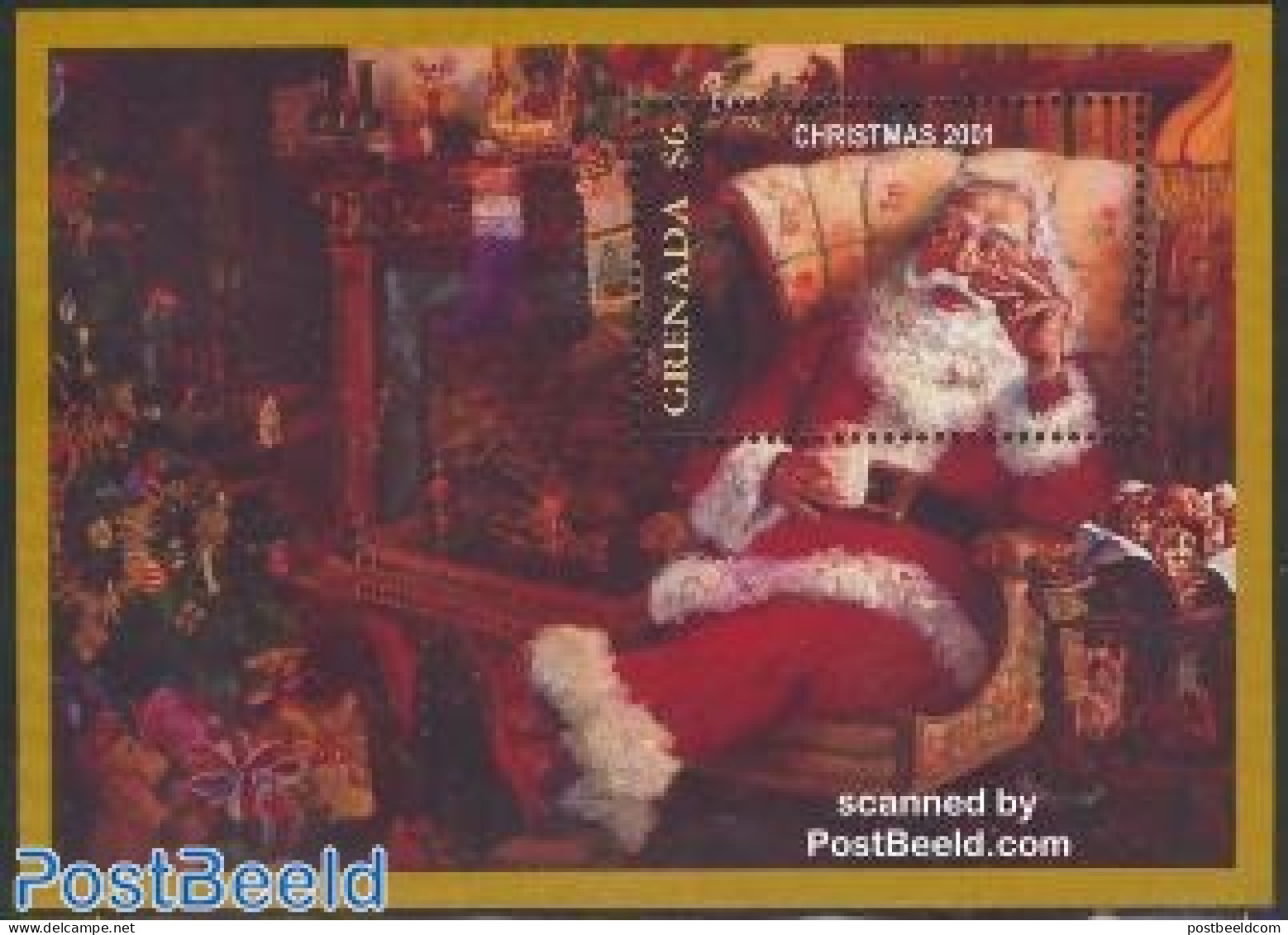 Grenada 2001 Christmas S/s, Mint NH, Religion - Christmas - Weihnachten