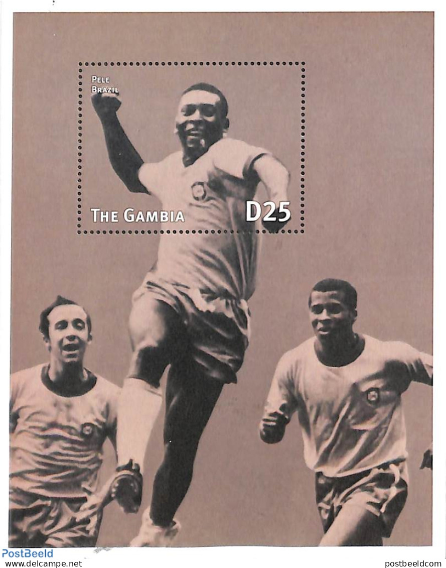 Gambia 1997 Football, Pele S/s, Mint NH, Sport - Football - Gambie (...-1964)