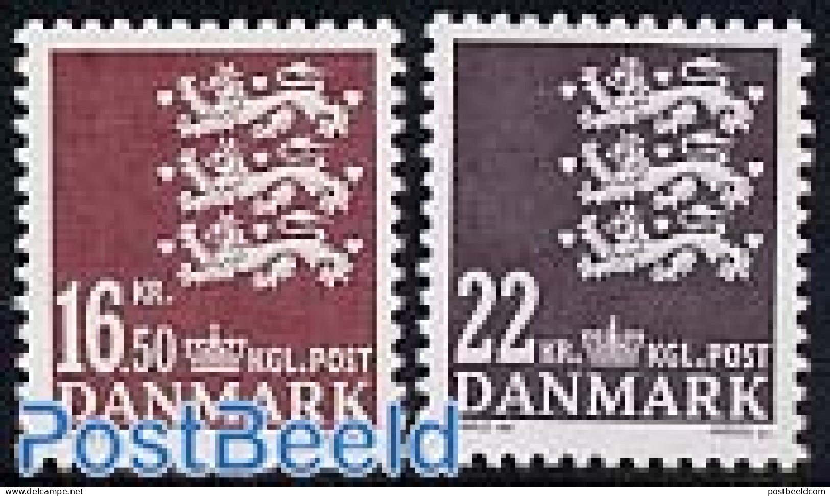 Denmark 2005 Definitives 2v, Arms, Mint NH, History - Coat Of Arms - Neufs