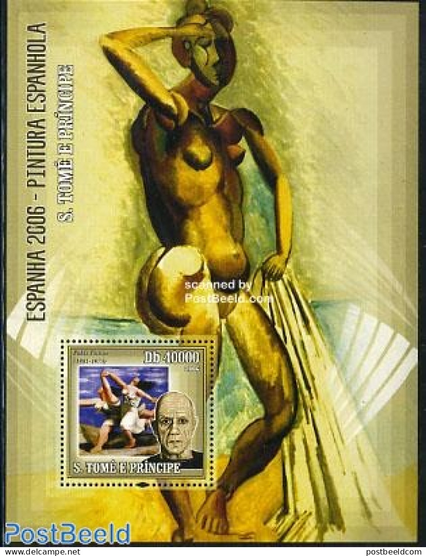 Sao Tome/Principe 2006 Picasso S/s, Mint NH, Art - Modern Art (1850-present) - Pablo Picasso - Paintings - Sao Tome Et Principe