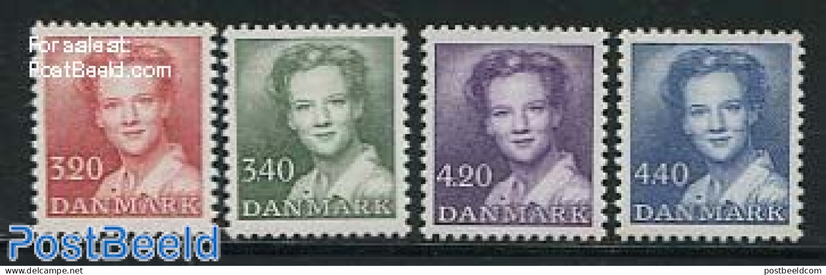 Denmark 1989 Definitives 4v, Mint NH - Ungebraucht