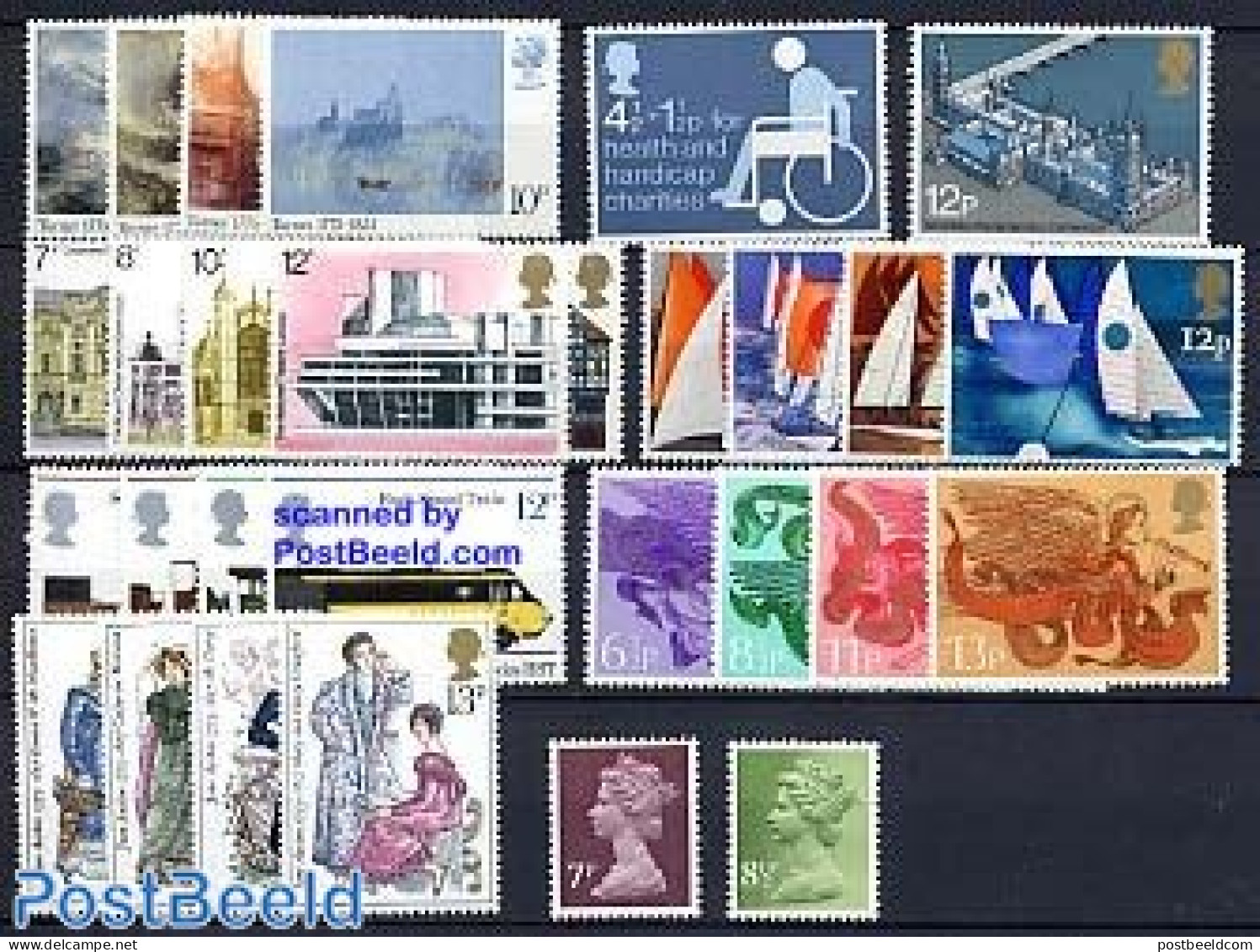 Great Britain 1975 Yearset 1975 (29v), Mint NH, Various - Yearsets (by Country) - Neufs