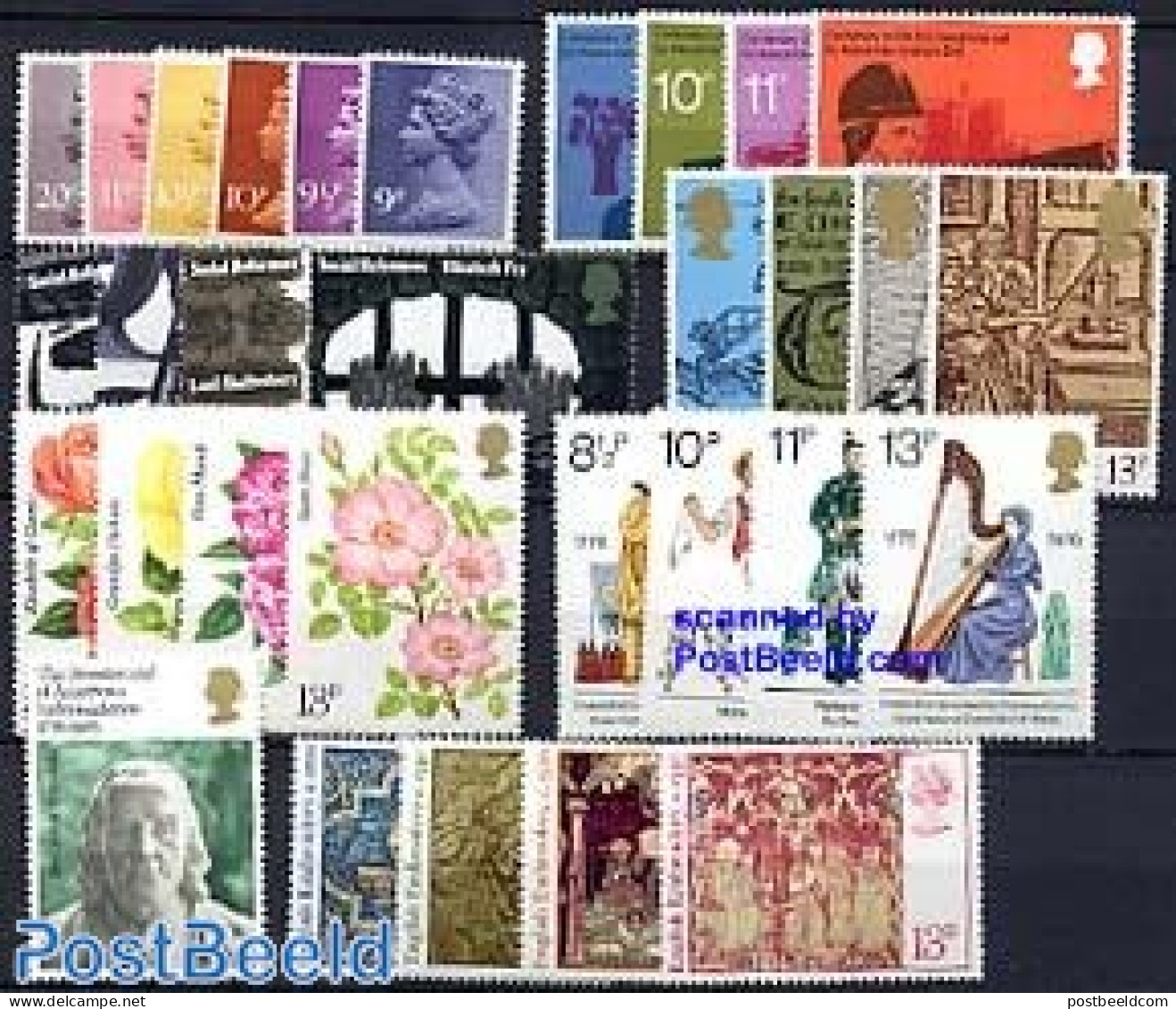 Great Britain 1976 Yearset 1976 (31v), Mint NH, Various - Yearsets (by Country) - Nuovi