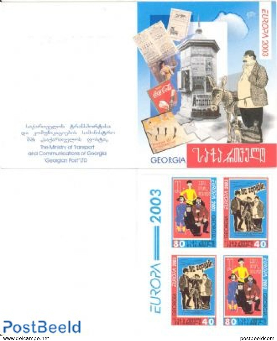 Georgia 2003 Europa Booklet, Mint NH, History - Europa (cept) - Stamp Booklets - Unclassified