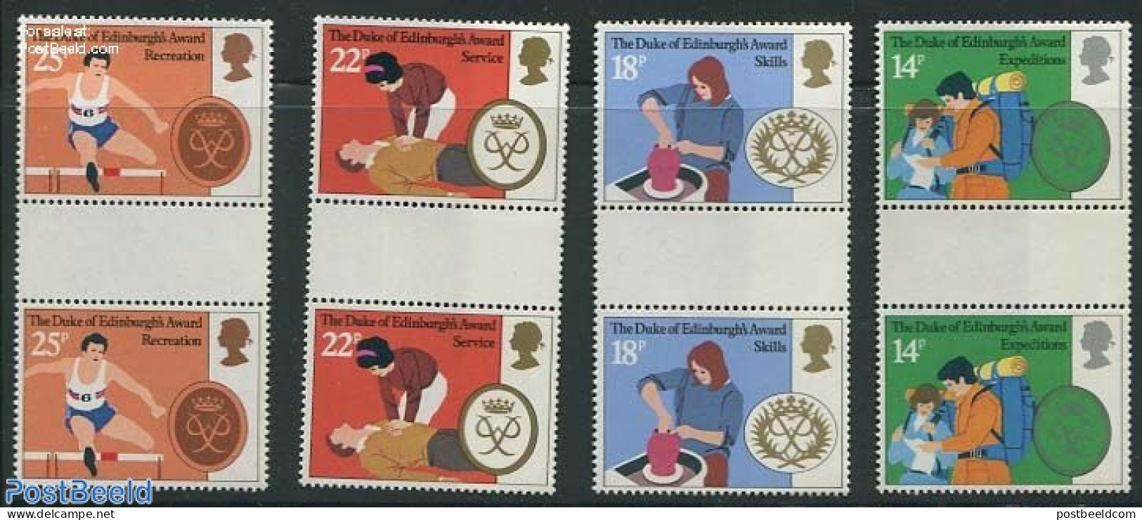 Great Britain 1981 DUKE OF EDINBURG 4V GUTTE, Mint NH, Sport - Sport (other And Mixed) - Nuevos