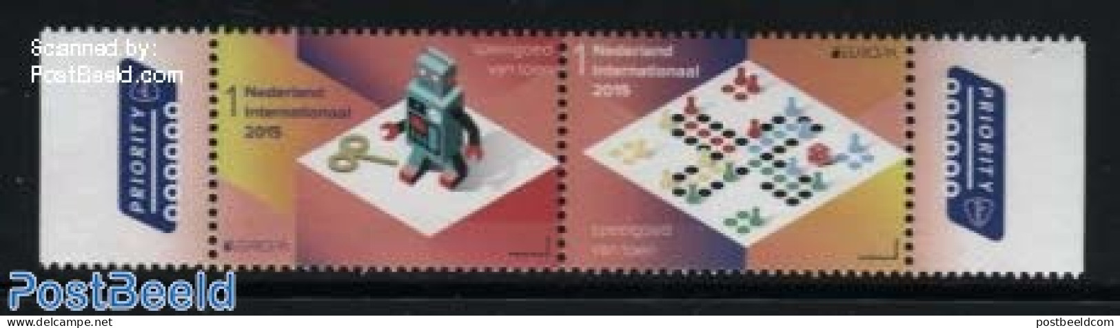 Netherlands 2015 Europa, Toys From The Past 2v [:], Mint NH, History - Various - Europa (cept) - Toys & Children's Games - Unused Stamps