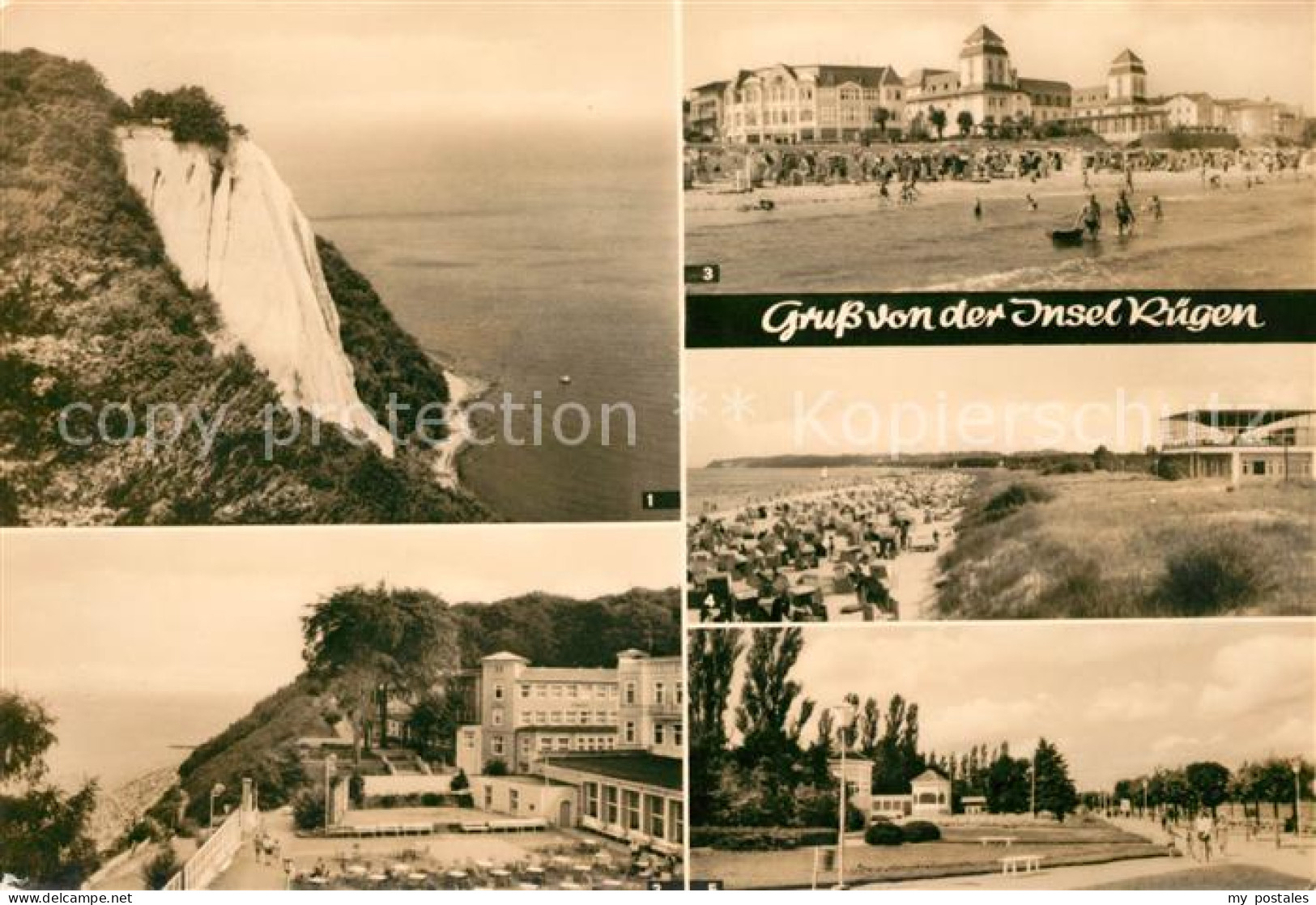 73032781 Insel Ruegen Stubbenkammer Koenigsstuhl Sellin Binz Baabe Goehren Insel - Altri & Non Classificati