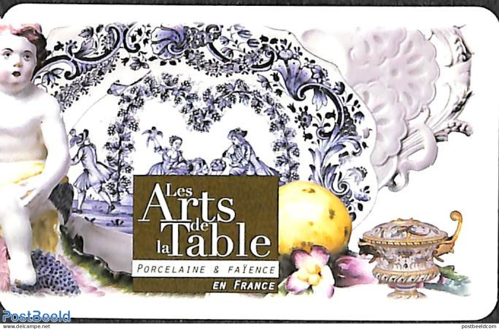 France 2018 Porcelain 12v S-a In Foil Booklet, Mint NH, Stamp Booklets - Art - Art & Antique Objects - Ceramics - Nuevos