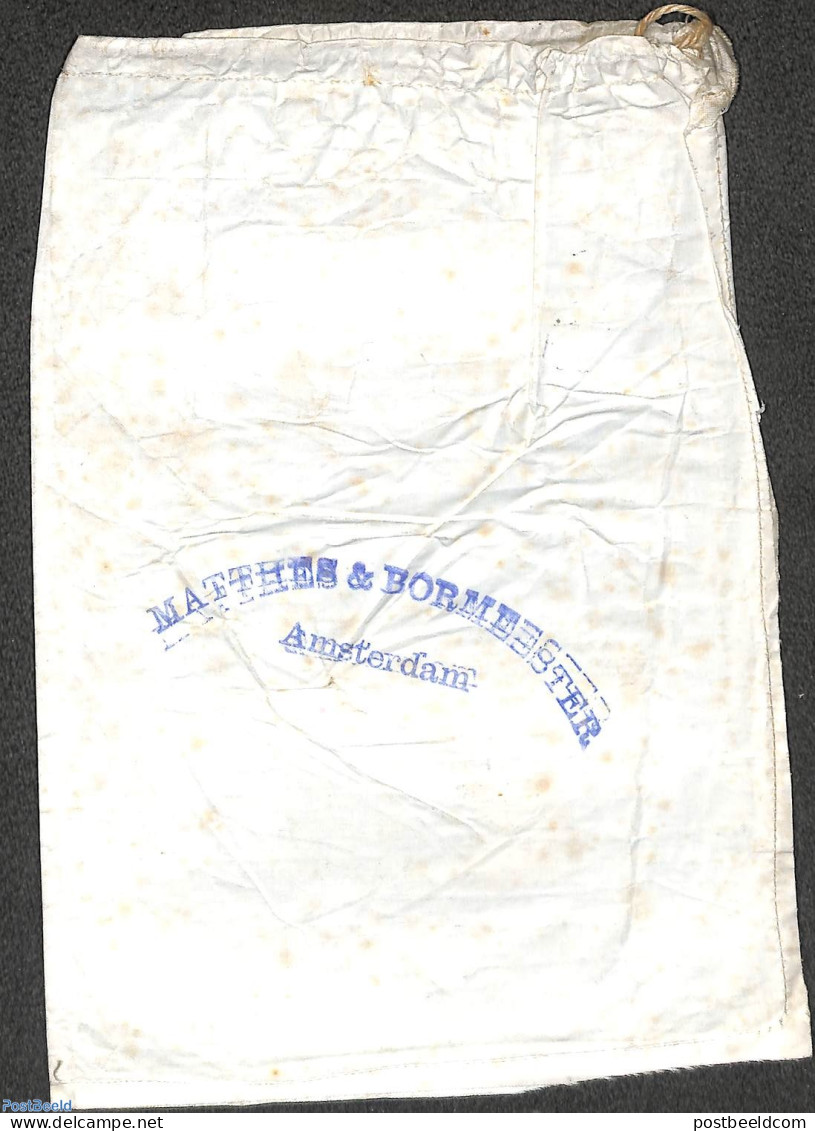 Netherlands 1895 Cotton Bag, Sent From Amsterdam To Argenteuil, Postal History - Briefe U. Dokumente