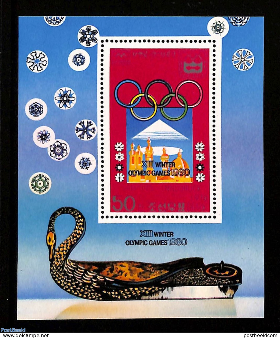 Korea, North 1979 Olympic Winter Games S/s , Mint NH, Sport - Olympic Winter Games - Korea, North