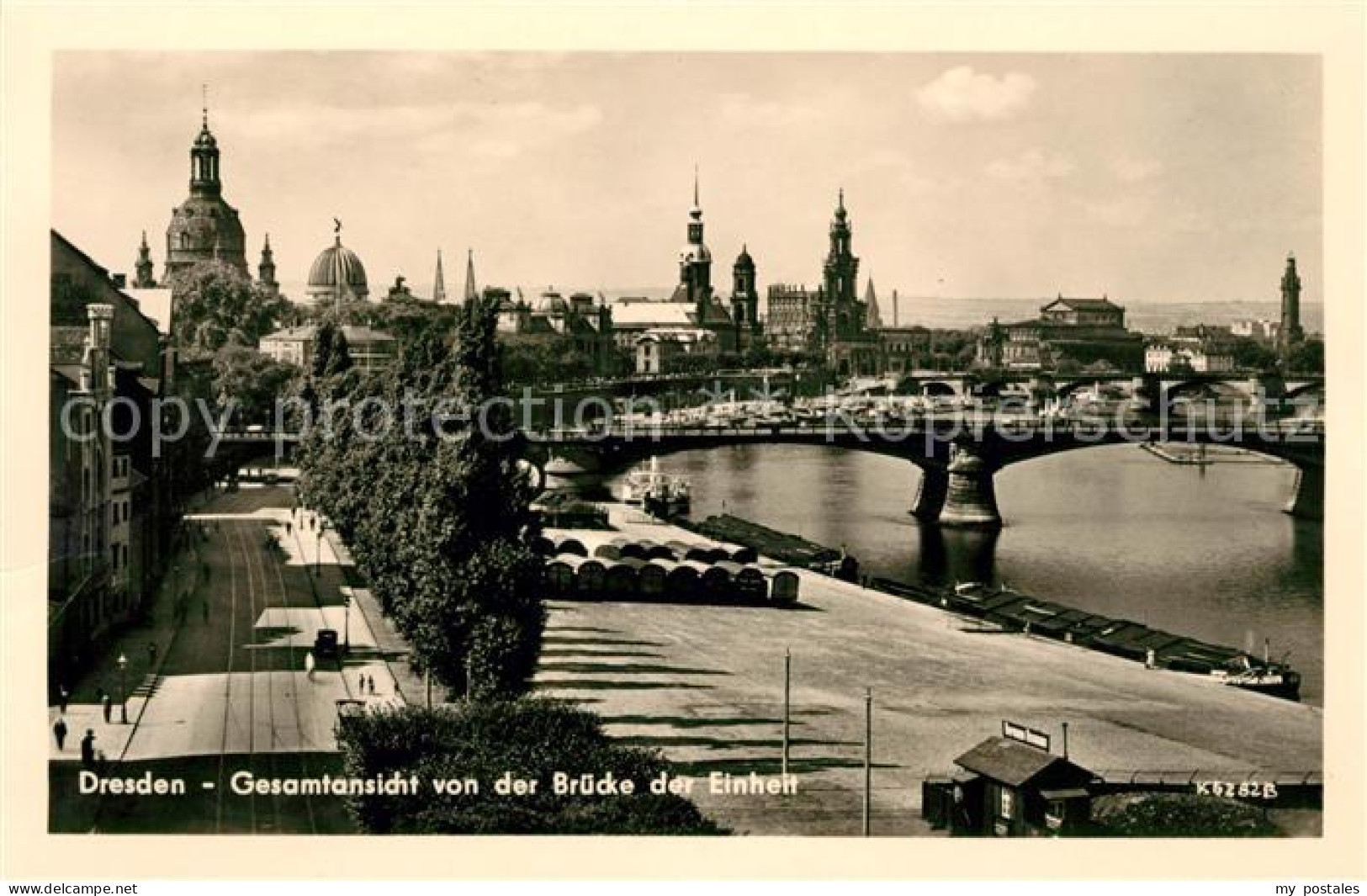 73032576 Dresden Panorama Bruecke Der Einheit Dresden - Dresden