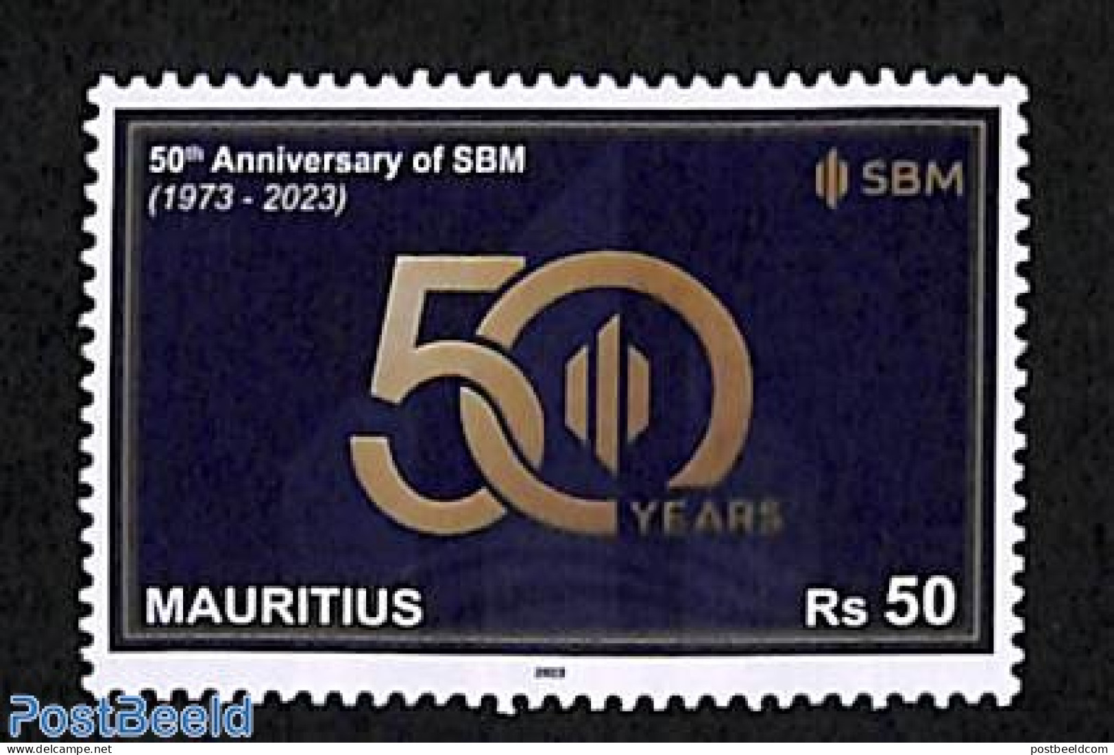 Mauritius 2023 50 Years State Bank Of Mauritius 1v, Mint NH, Various - Banking And Insurance - Mauritius (1968-...)