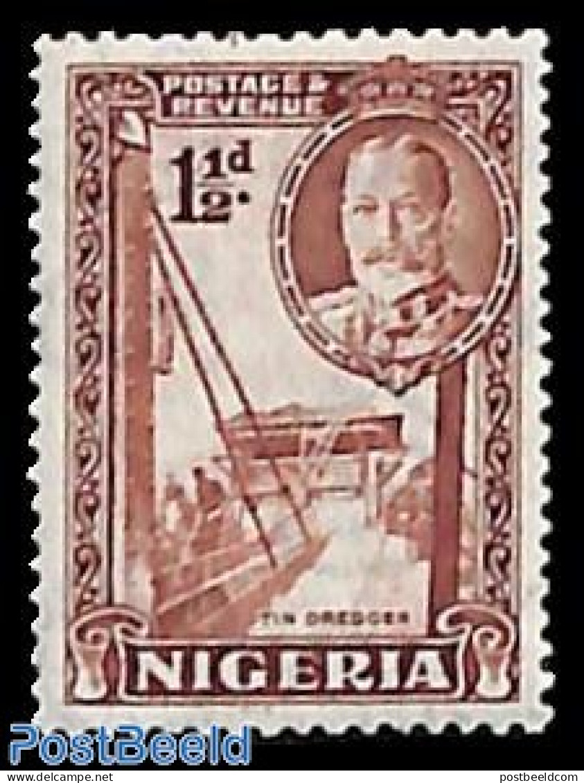 Nigeria 1936 1.5d, Perf. 12.75:13.25, Stamp Out Of Set, Mint NH - Other & Unclassified