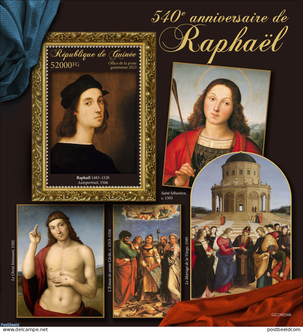 Guinea, Republic 2023 540th Anniversary Of Raphael, Mint NH, Art - Raphael - Other & Unclassified