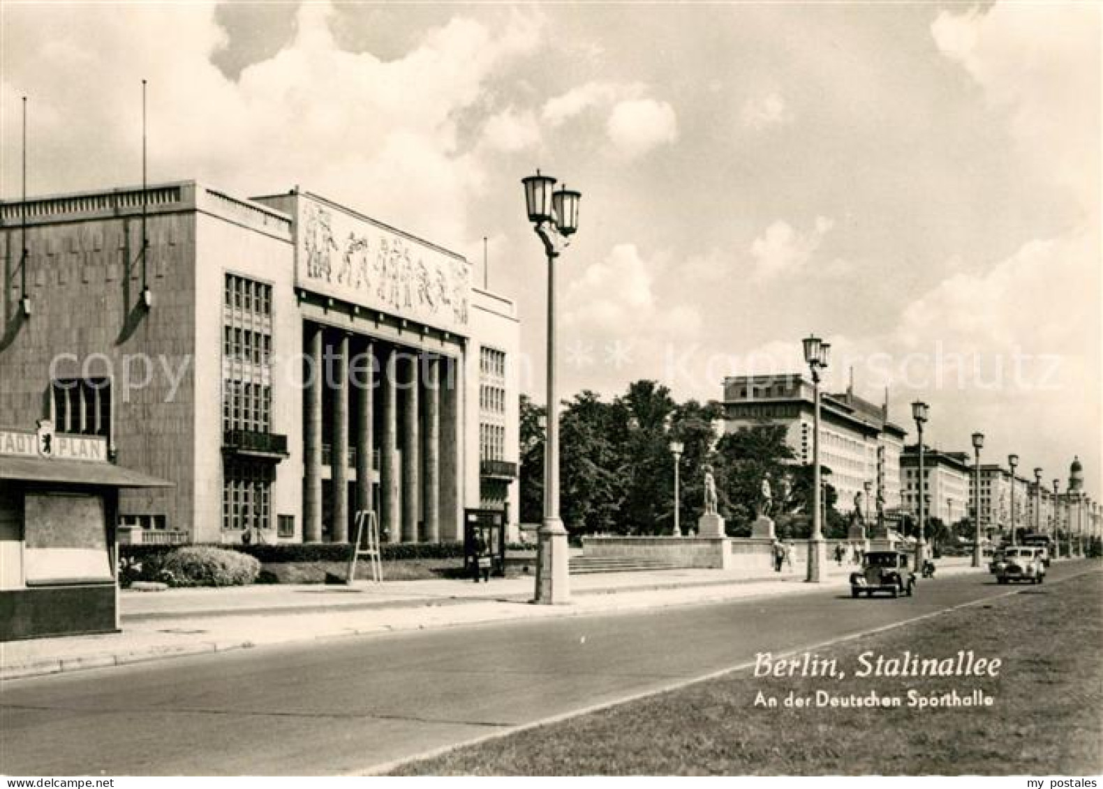 73032468 Berlin Stalinallee Deutsche Sporthalle Berlin - Andere & Zonder Classificatie