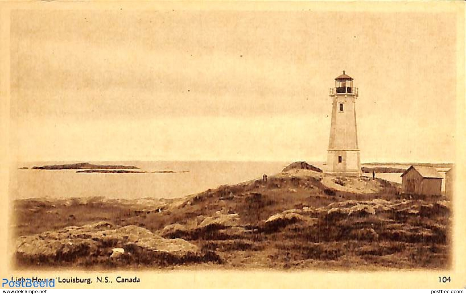 Canada 1915 Illustrated Prepaid Postcard 2c, Louisburg Lighthouse, Unused Postal Stationary, Various - Lighthouses & S.. - Lettres & Documents