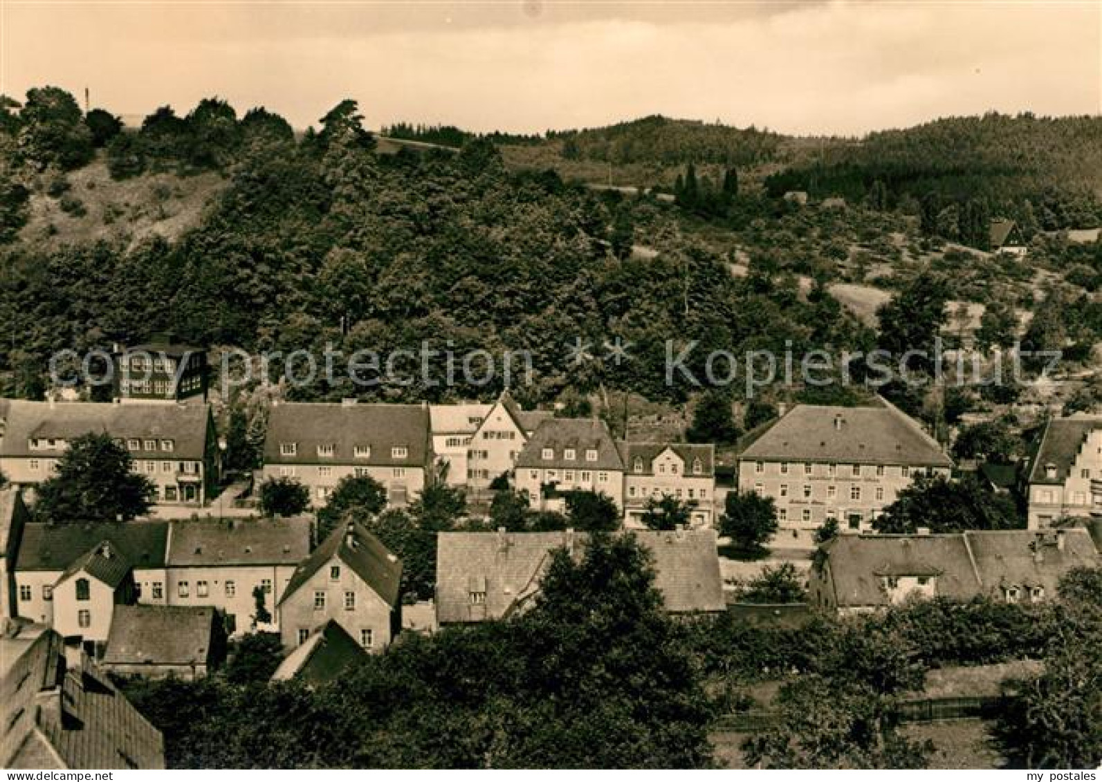 73032402 Berggiesshuebel Stadtblick Berggiesshuebel - Bad Gottleuba-Berggiesshuebel