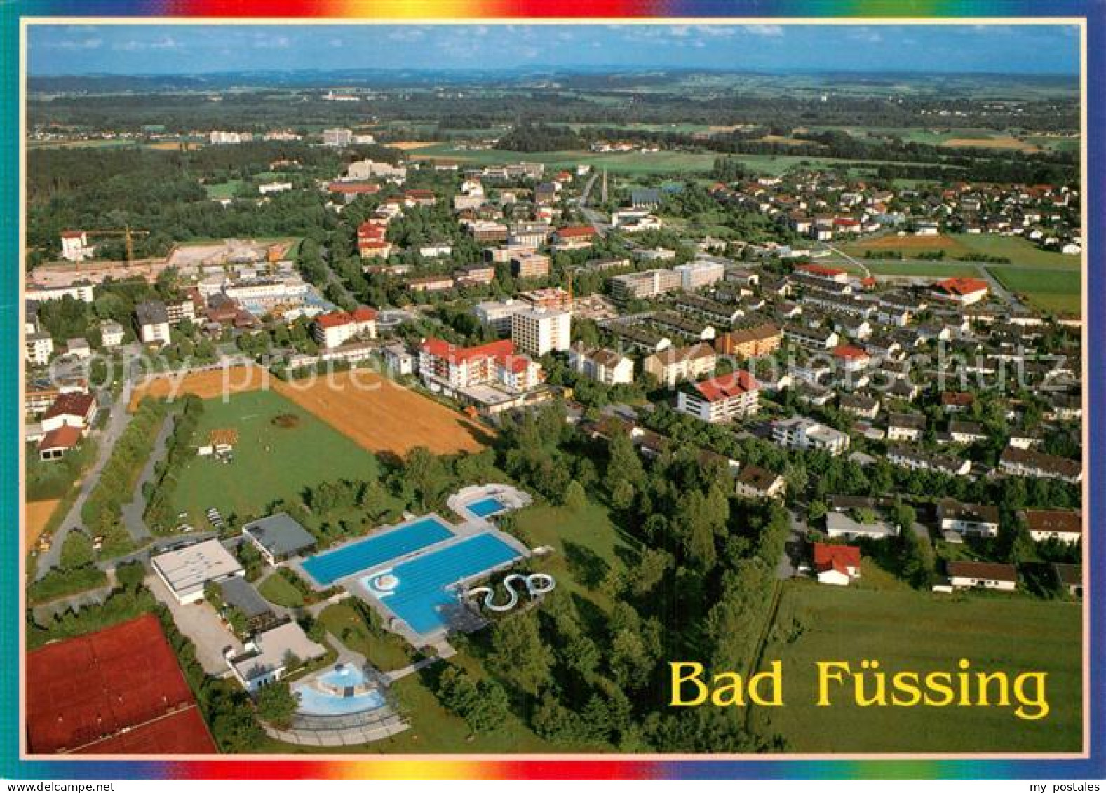 73032170 Bad Fuessing Fliegeraufnahme Aigen - Bad Fuessing