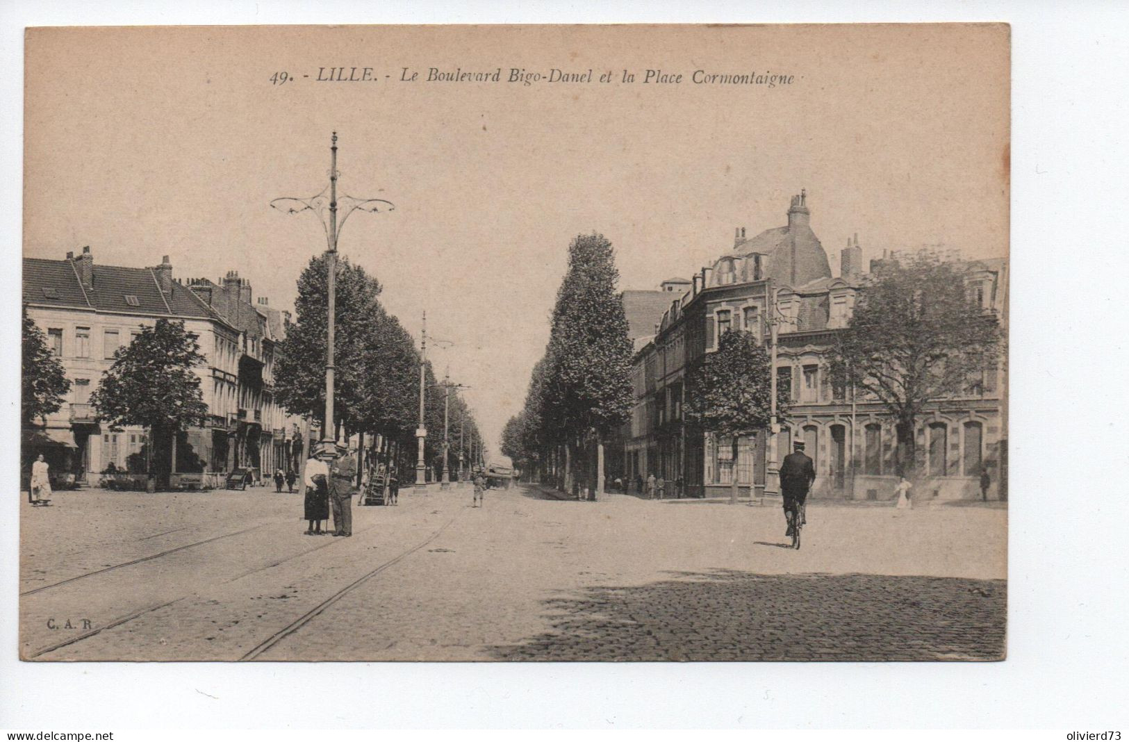 Cpa - 59 - Lille - Le Boulevard Bigo Danel  -  A VOIR - Lille