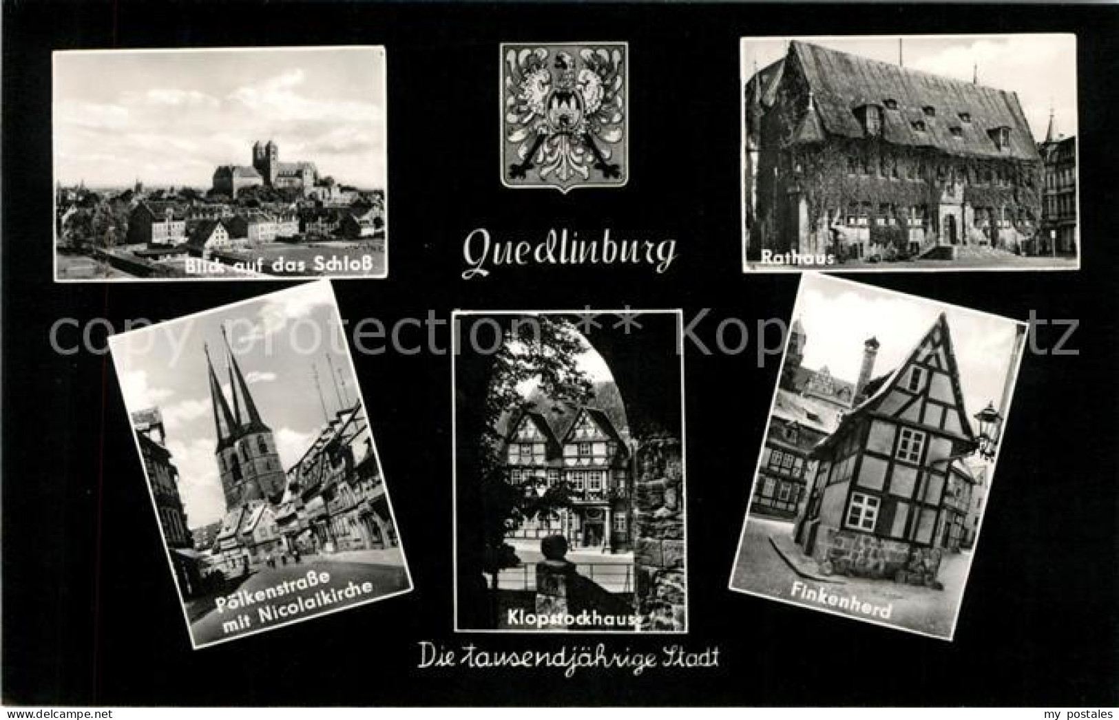 73032041 Quedlinburg Poelkenstrasse Nicolaikirche Klopstockhaus Finkenherd Schlo - Altri & Non Classificati