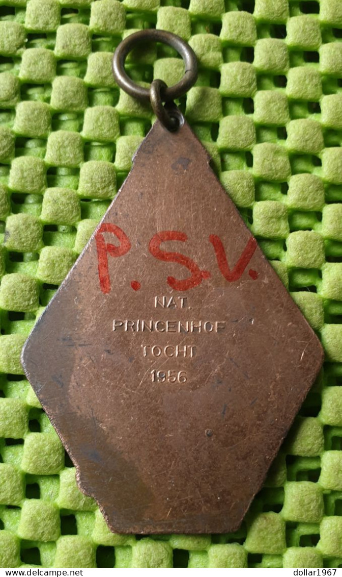 Medaile   : Nat. Princehof Tocht 1956 ( Meeuwen Leeuwarden ) -  Original Foto  !!  Medallion  Dutch . - Sonstige & Ohne Zuordnung
