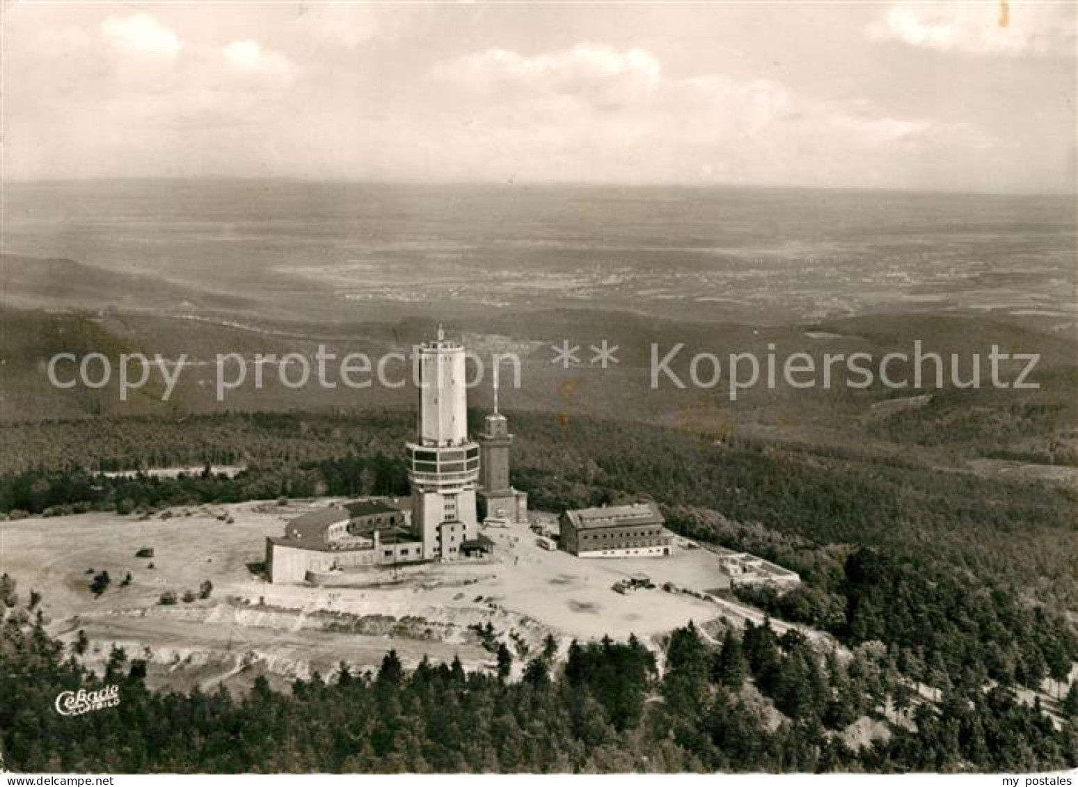 73031917 Grosser Feldberg Taunus Fliegeraufnahme Fernmelde Fernseh UKW Sender Ar - Sonstige & Ohne Zuordnung